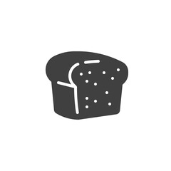 Sweet bread vector icon