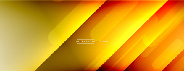 Dynamic lines abstract background. 3D shadow effects and fluid gradients. Modern overlapping forms