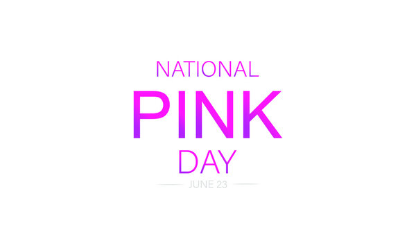 National Pink Day ,Vector Illustration.