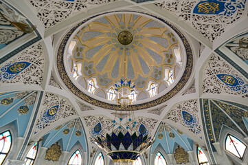 Fototapeta na wymiar The Kul Sharif Mosque in Kazan