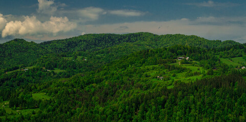 landscape with mountains