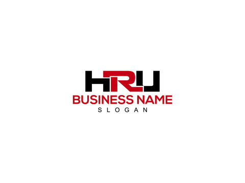 Letter HRU Logo Icon Design For Kind Of Use