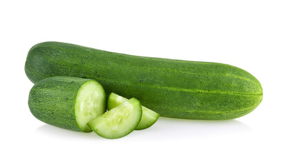 cucumber isolated on white