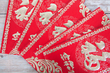 Red envelopes in festivals
