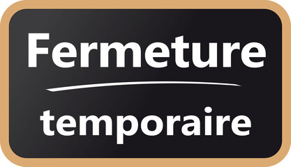 FERMETURE TEMPORAIRE V1