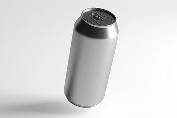 Fototapeta premium mock up view of a metal can - 3d rendering