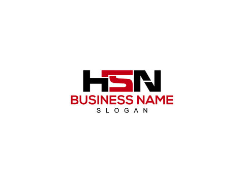 Letter HSN Logo Icon Design For Kind Of Use
