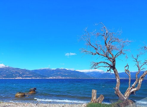 Drepano beach, Peloponnes, Kite surfing spot, Griechenland