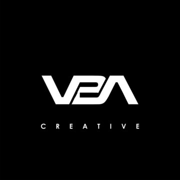 VBA Letter Initial Logo Design Template Vector Illustration