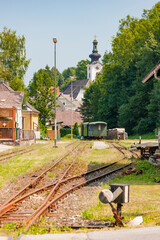 Ybbsitz, canceled narrow gauge railway station, Austria