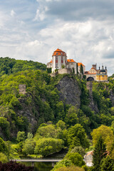 Fototapeta na wymiar Vranov nad Dyji castle, Southern Moravia, Czech Republic