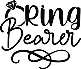 Ring Bearer, Bridal Party Vector