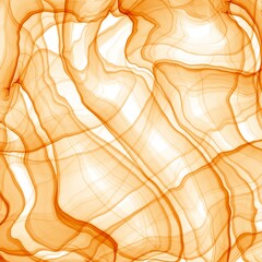 Trendy abstract cover design with orange, yellow ink alcohol brushes background on white background for paper design. Abstract swirl background.Glitter backdrop.Color paint splatter. Contemporary art.