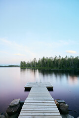 a lake in lapland rovaniemi summer finland midnight summer juhannus time in finland suomi lapland...