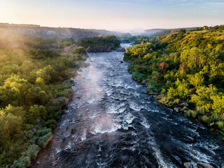 Epic river landscape.
