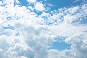blue sky with clouds