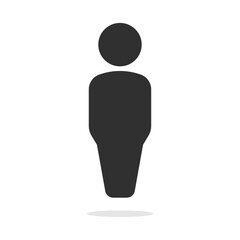 user icon. on white background