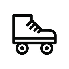 Roller skates icon