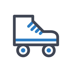 Roller skates icon