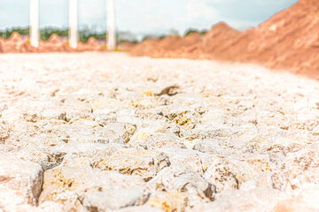 Stones close-up photo, similar to gold nuggets.
