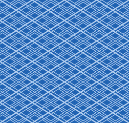 Japanese Diamond Stripe Vector Seamless Pattern