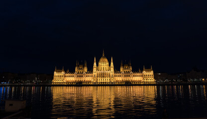 Budapest by night, Hungary