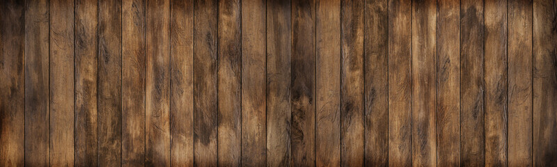 Panorama old wood texture for pattern background and copy space.