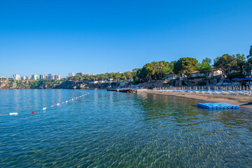 Coastal view of Antalya City in Turkey