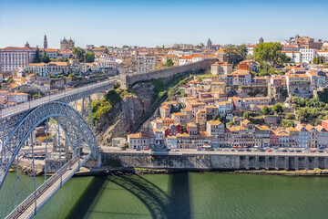 Fototapeta na wymiar The city of Porto in the daytime, Portugal
