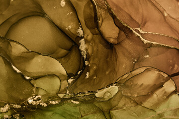 Alcohol ink art.Mixing liquid paints. Modern, abstract colorful background, wallpaper. Marble texture.Translucent colors