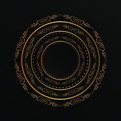 rose gold rounded frame