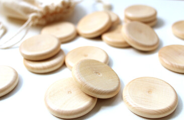 pills on a white background
