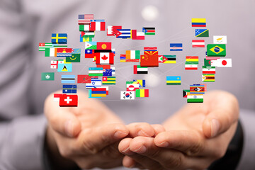 international flags 3d global partner