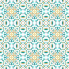 Seamless abstract floral pattern