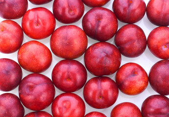 Sherry berry fruit isolated on white background