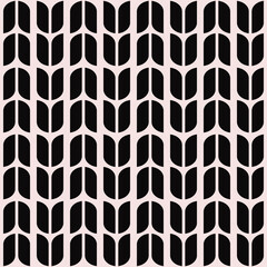 Geometric shapes pattern. Black color shapes ornament. Vector wheel mark pattern.
