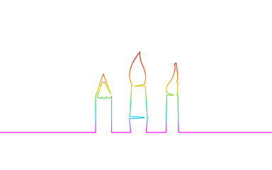 Art studio classes logo concept. Kids artist brush pencil pen drawing education. Design school group hobby emblem. Children creative center vector illustration