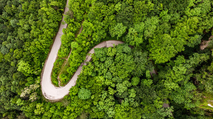 Aerial nature cloud landscapes