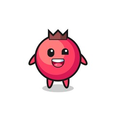 illustration of an cranberry character with awkward poses