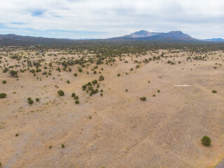 Open empty land in arizona