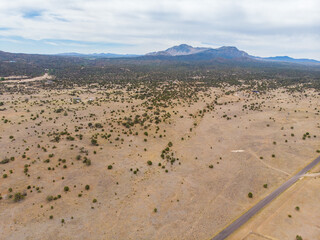 Open empty land in arizona