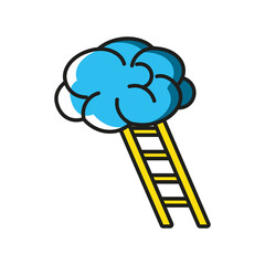 ladder to cloud
