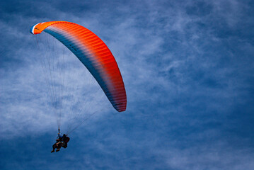 Paragliders in the state of Minas Gerais, Brazil