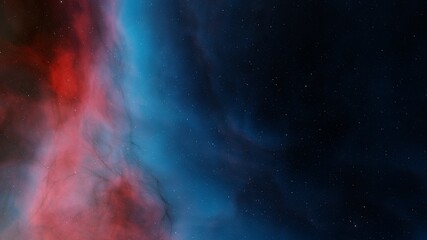 Fototapeta na wymiar Deep outer space with stars and nebula