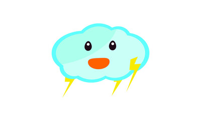 Beautiful clouds in the sky nature.