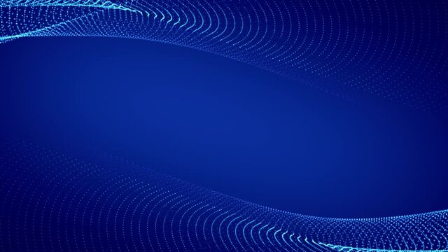 Abstract background Particles purple and blue. AI Tech, big data concept.