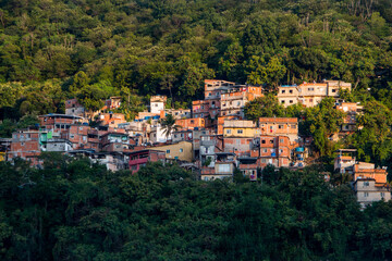 Fototapeta na wymiar slum of Tabajara in rio de janeiro Brazil.