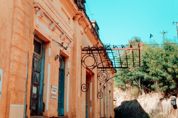 old abandoned train station 