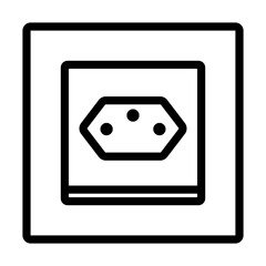 Swiss Electrical Socket Icon