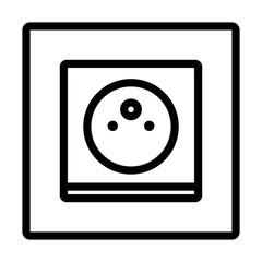 France Electrical Socket Icon